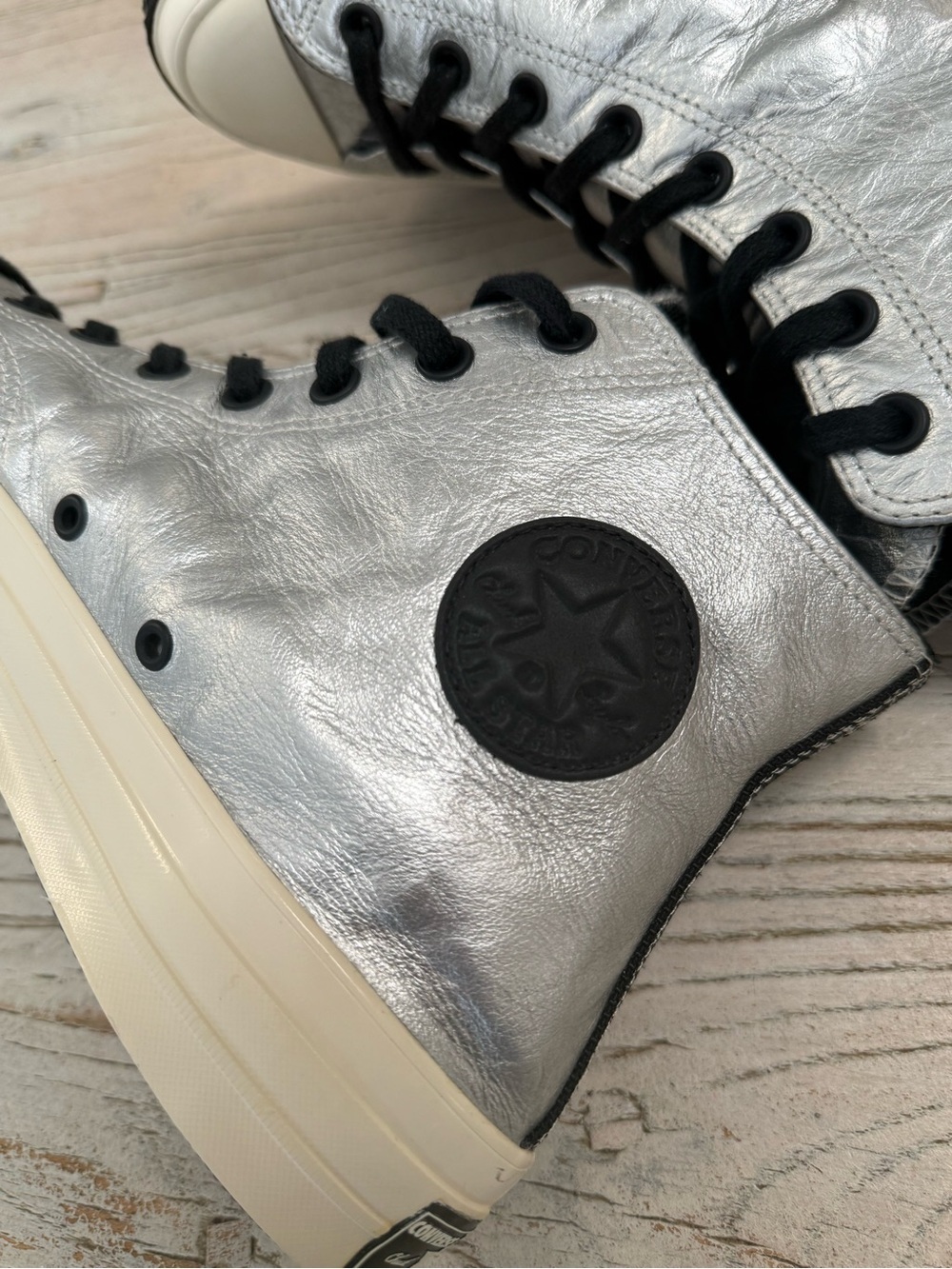 Men’s Converse Chuck 70 High Silver size 12 - Picture 9 of 16